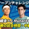 【錦織圭×J.Munar 準々決勝】AONオープンチャレンジャー試合予定・テレビ放送(配信)・結果・対戦プロフィール【2024年/ジェノバ】